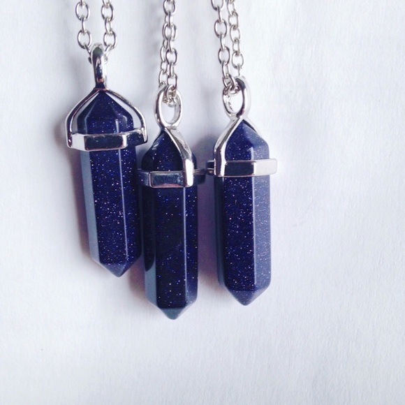 Bundle-2 Crystal Pendant Necklaces - Picture 2 of 5